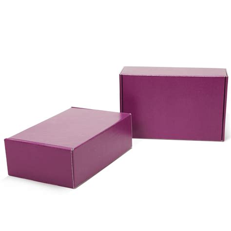 purple metal box|purple shipping boxes.